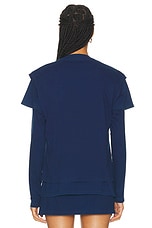 Miu Miu Layered Shirt in Bleu, view 3, click to view large image.