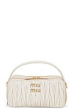 Miu Miu Matelass&eacute; Bag in Bianco, view 1, click to view large image.