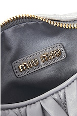 Miu Miu Wander Matelasse Shoulder Bag in Fiordaliso, view 7, click to view large image.