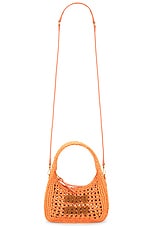 Miu Miu Crochet Hobo Bag in Tulipano & Cognac, view 1, click to view large image.