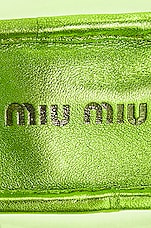 Miu Miu Top Handle Bag in Felce Mordore, view 8, click to view large image.
