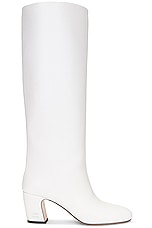 Miu Miu Heel Boot in Bianco, view 1, click to view large image.