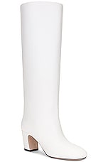 Miu Miu Heel Boot in Bianco, view 2, click to view large image.