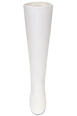 Miu Miu Heel Boot in Bianco, view 4, click to view large image.