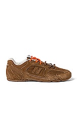 Miu Miu x New Balance Sneaker in Cannella, view 1, click to view large image.