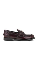 Miu Miu Penny Loafer in Purple, view 1, click to view large image.