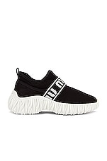 Miu Miu Stretch Sneakers in Nero, view 1, click to view large image.