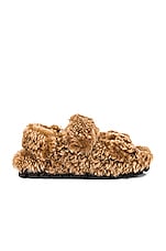 Miu Miu Slingback Sandals in Cognac, view 1, click to view large image.