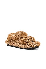 Miu Miu Slingback Sandals in Cognac, view 2, click to view large image.