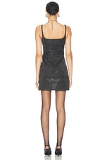 Marc Jacobs Studded Mini Dress in Black, view 3, click to view large image.