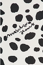 Moschino Jeans Maxi T-shirt Dress in Fantasy Print Black, view 4, click to view large image.