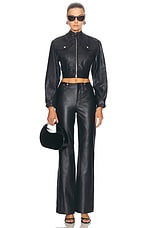 Moschino Jeans Wide Leg in Black, view 5, click to view large image.