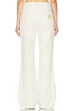 Moschino Jeans Wide Leg in Ivory, view 4, click to view large image.