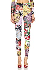 Moschino Jeans Legging in Fantasy Print, view 1, click to view large image.