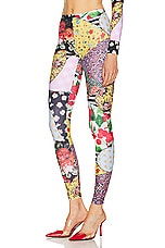 Moschino Jeans Legging in Fantasy Print, view 3, click to view large image.