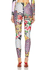 Moschino Jeans Legging in Fantasy Print, view 4, click to view large image.