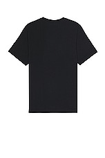 Maison Kitsune Handwriting Comfort T-shirt in Black, view 2, click to view large image.