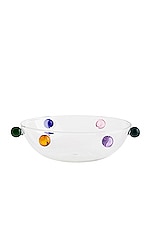 Maison Balzac Dotdot Platter in Clear & Multi, view 1, click to view large image.