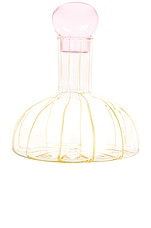 Maison Balzac Grand Soleil Decanter in Clear, Yellow, & Pink, view 1, click to view large image.