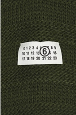 MM6 Maison Margiela Pullover in Khaki, view 3, click to view large image.