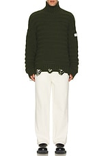 MM6 Maison Margiela Pullover in Khaki, view 5, click to view large image.