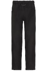 MM6 Maison Margiela MM6 Regular Fit Pant in Black, view 2, click to view large image.