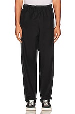 MM6 Maison Margiela MM6 Regular Fit Pant in Black, view 3, click to view large image.