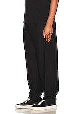 MM6 Maison Margiela MM6 Regular Fit Pant in Black, view 4, click to view large image.