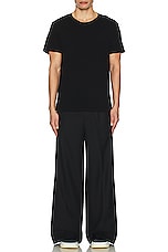 MM6 Maison Margiela Pant in Black, view 5, click to view large image.