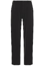 MM6 Maison Margiela Straight Trouser in Black, view 1, click to view large image.