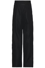 MM6 Maison Margiela Pants in Black, view 2, click to view large image.