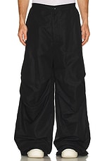 MM6 Maison Margiela Pants in Black, view 4, click to view large image.