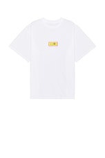 MM6 Maison Margiela T-Shirt in Optic White, view 1, click to view large image.