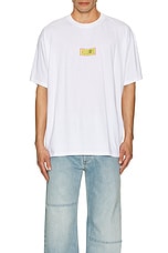 MM6 Maison Margiela T-Shirt in Optic White, view 4, click to view large image.