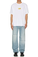 MM6 Maison Margiela T-Shirt in Optic White, view 5, click to view large image.