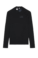 MM6 Maison Margiela x Salomon Long-Sleeved Top in Deep Black MM6 Maison Margiela x Salomon Long-Sleeved Top in Deep Black