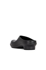 MM6 Maison Margiela Slippers in Black, view 3, click to view large image.