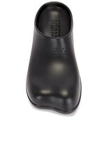 MM6 Maison Margiela Slippers in Black, view 4, click to view large image.