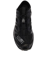 MM6 Maison Margiela x Salomon Xt-4 Mule in Black, view 4, click to view large image.