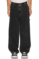 Maison Margiela Pants 5 Pockets in Black, view 5, click to view large image.