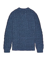 Maison Margiela Sweater in Dark Blue, view 2, click to view large image.