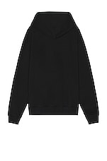 Maison Margiela Hooded Sweatshirt in Black, view 2, click to view large image.
