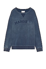 Maison Margiela Sweater in Blue, view 1, click to view large image.