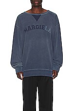 Maison Margiela Sweater in Blue, view 3, click to view large image.