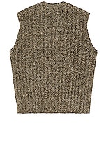Maison Margiela Gilet in Medium brown, view 2, click to view large image.