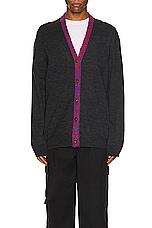 Maison Margiela Cardigan in Charcoal, view 3, click to view large image.