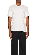 Maison Margiela 3 Pack Tshirt in Shades of White, view 4, click to view large image.