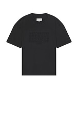 Maison Margiela T-Shirt in Washed Black, view 1, click to view large image.