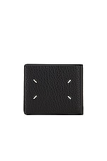 Maison Margiela Bifold Wallet in Black, view 2, click to view large image.