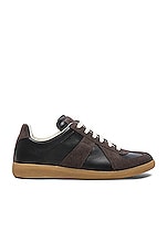 Maison Margiela Replica Sneakers in Black, view 1, click to view large image.